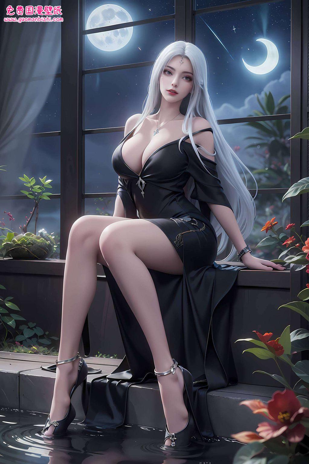 她与众多国漫美女一同绽放都像是在诉说着一个关于成长与爱情的故事