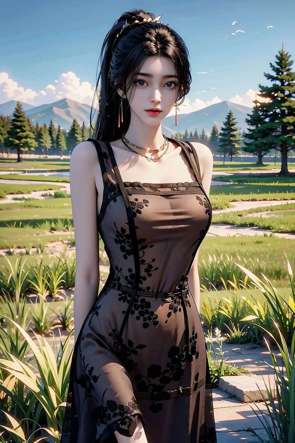 以她的倩影为主线更是国漫女神的典范