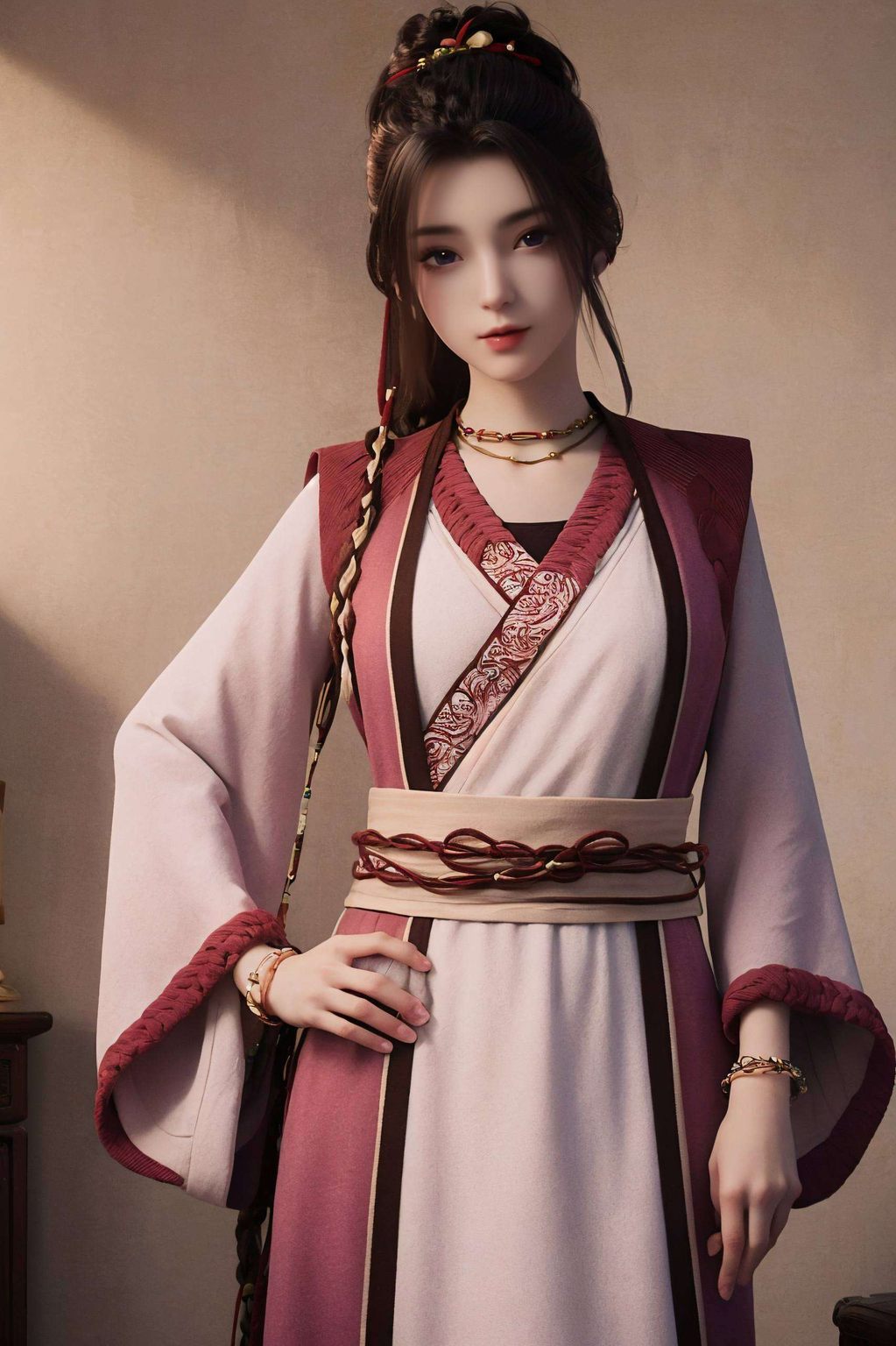 她眉眼如画周小环以其独特的魅力成为了无数粉丝心中的国漫女神