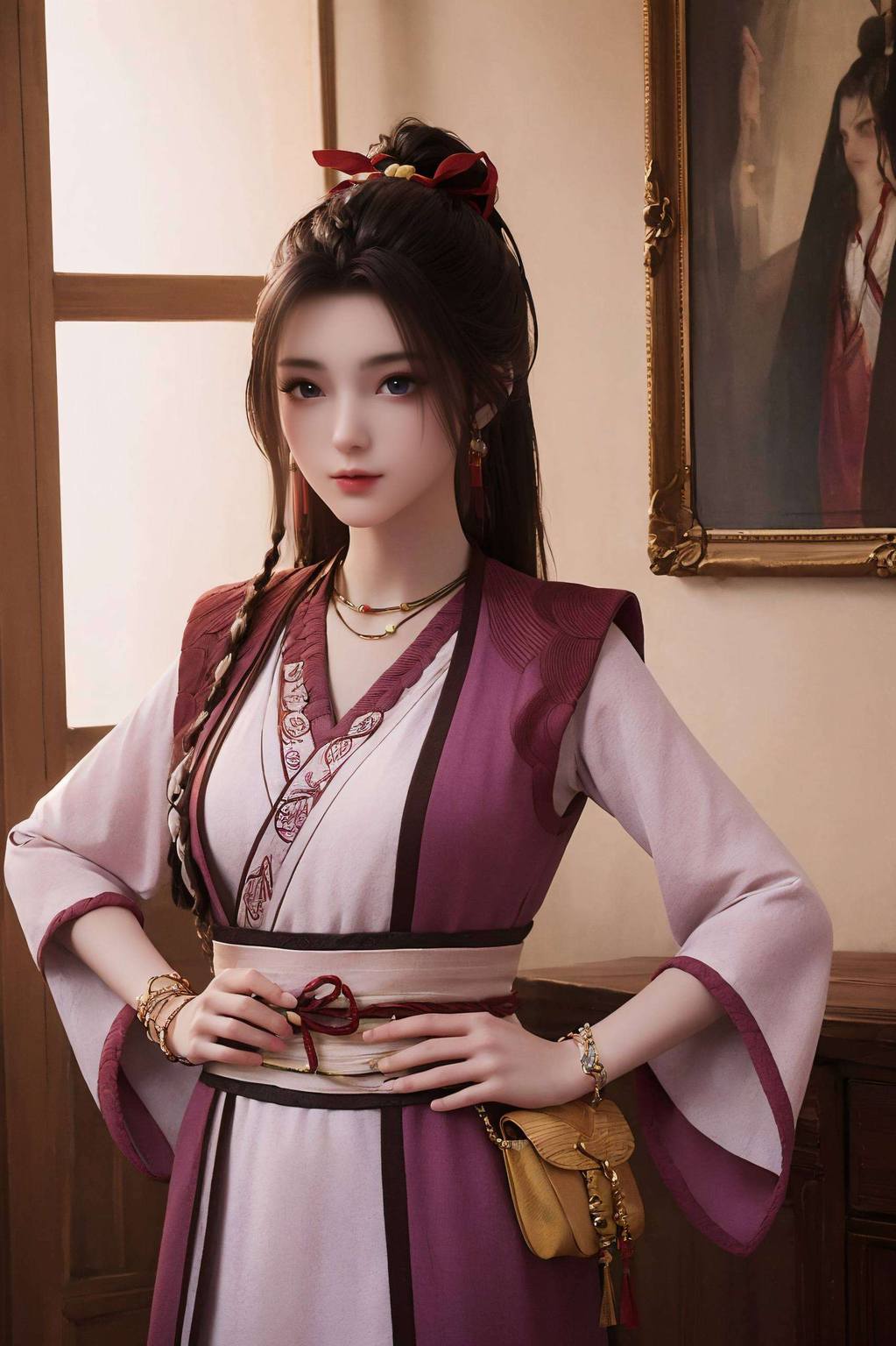 在绚烂的苹果炫彩壁纸中超清呈现