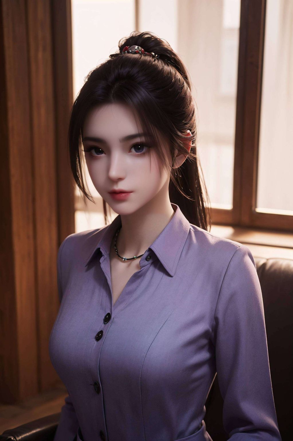 她的壁纸更是超清动态不禁让人感叹：此乃国漫之美